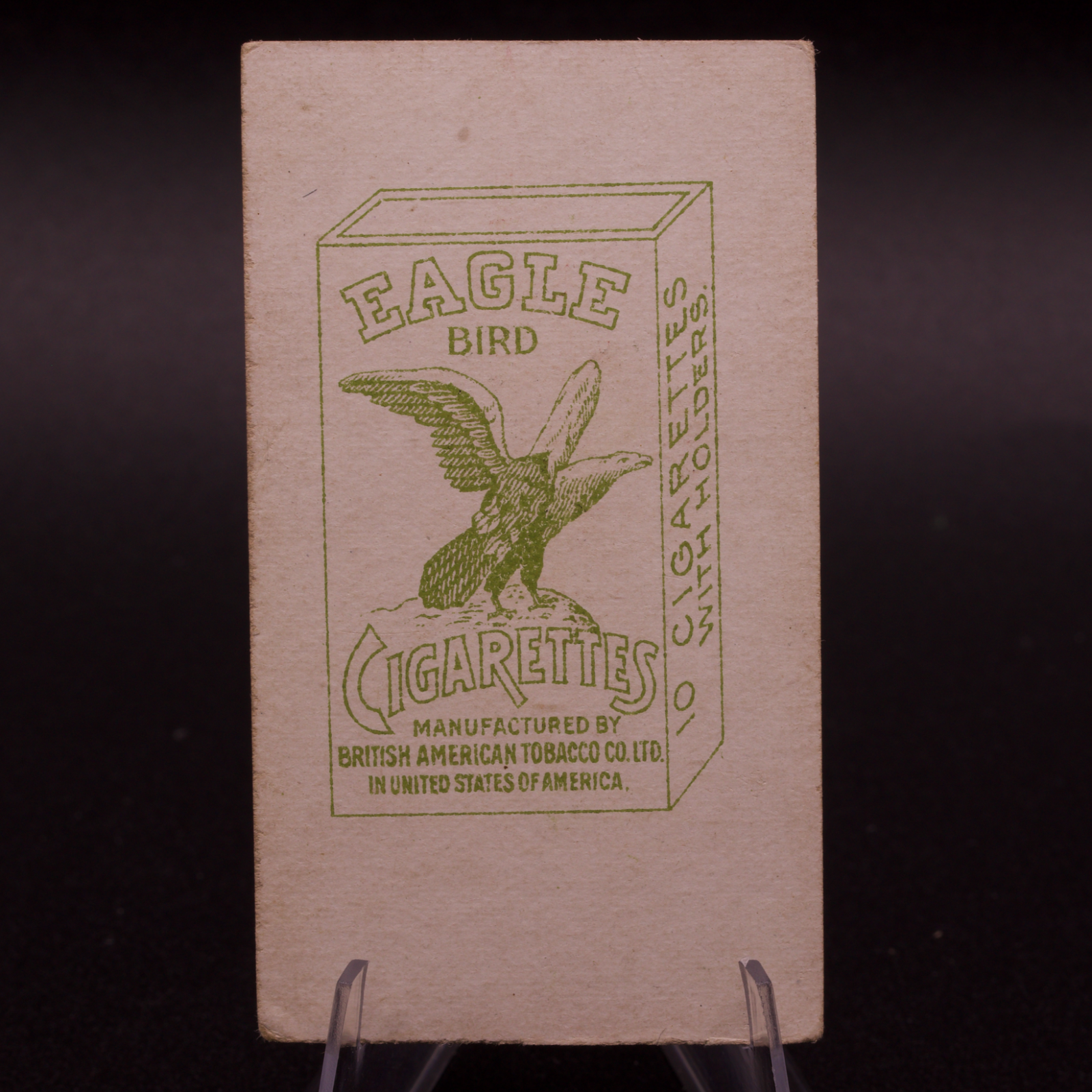 1912 Eagle Bird Cigarettes Card Siam Thailand Drama Character Ratu Pakmawan