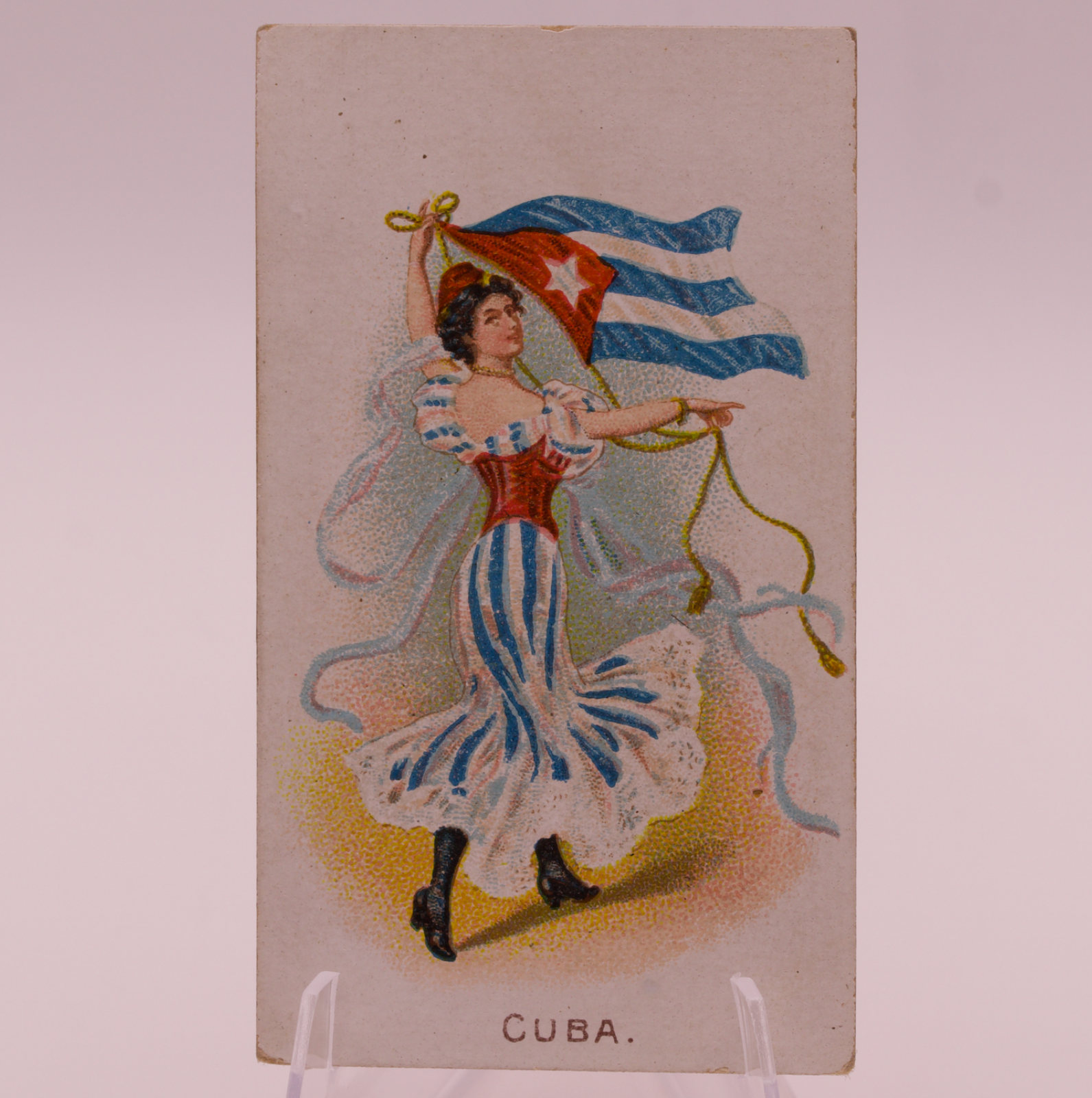 Antique Player's Navy Mixture Cigarette Card Cuba John Player & Sons England