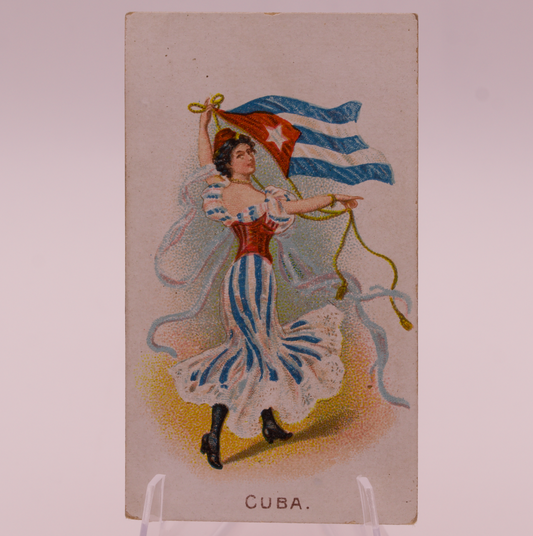 Antique Player's Navy Mixture Cigarette Card Cuba John Player & Sons England