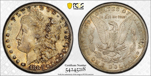 1883-S Morgan Silver Dollar PCGS AU58 Semi Key Date San Francisco 90% Silver $1
