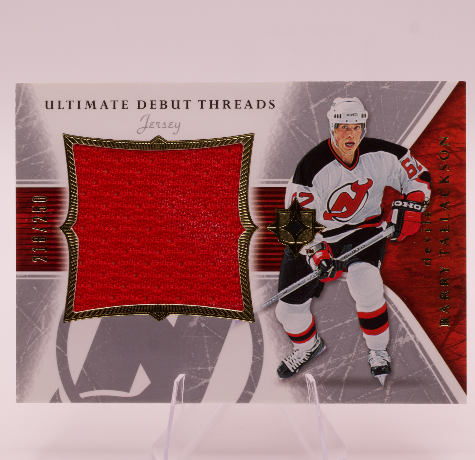 2005-06 Upper Deck Ultimate Collection Barry Tallackson Debut Threads Jersey