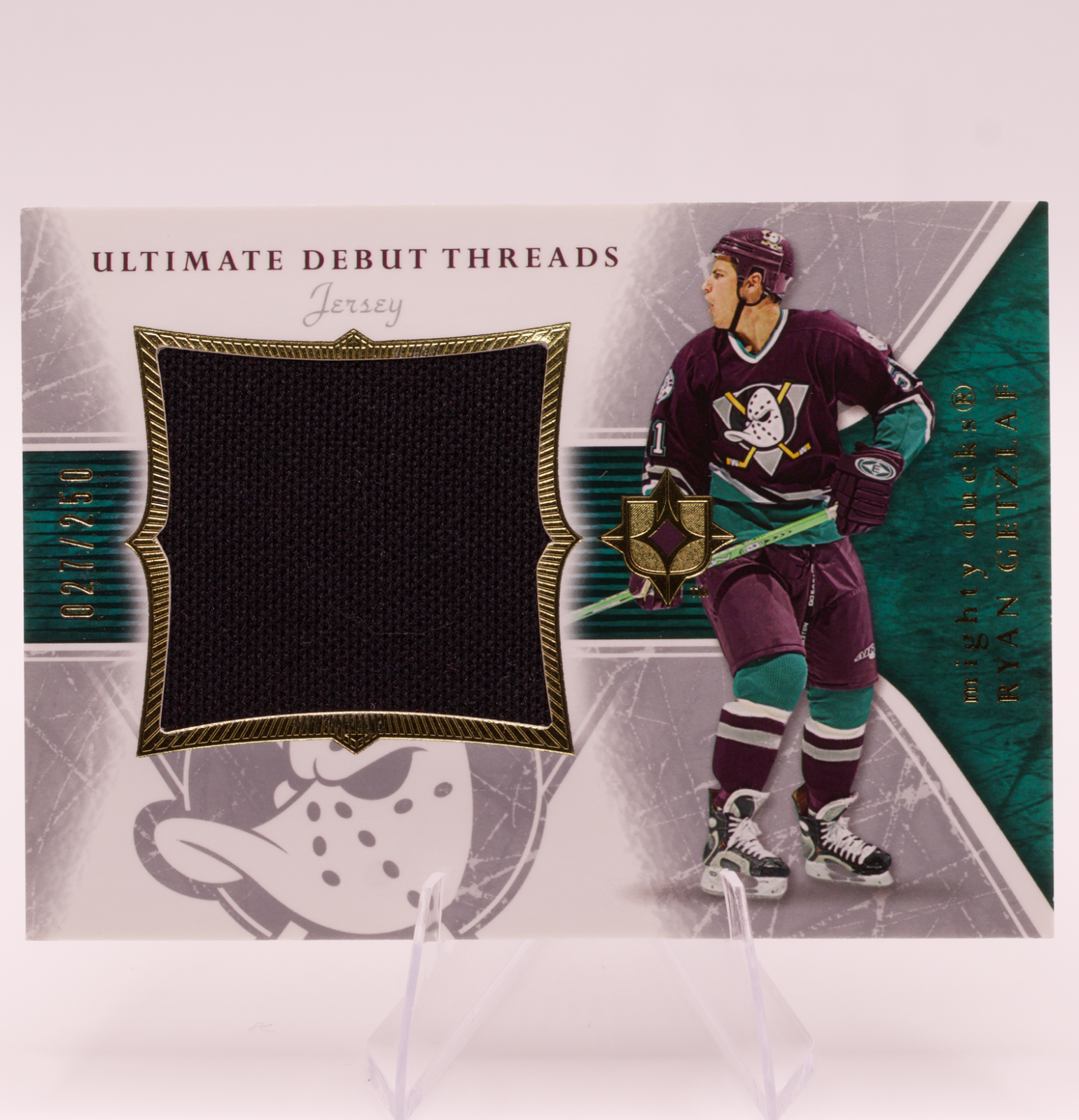 2005-06 Upper Deck Ultimate Collection Ryan Getzlaf Debut Threads Jersey /250