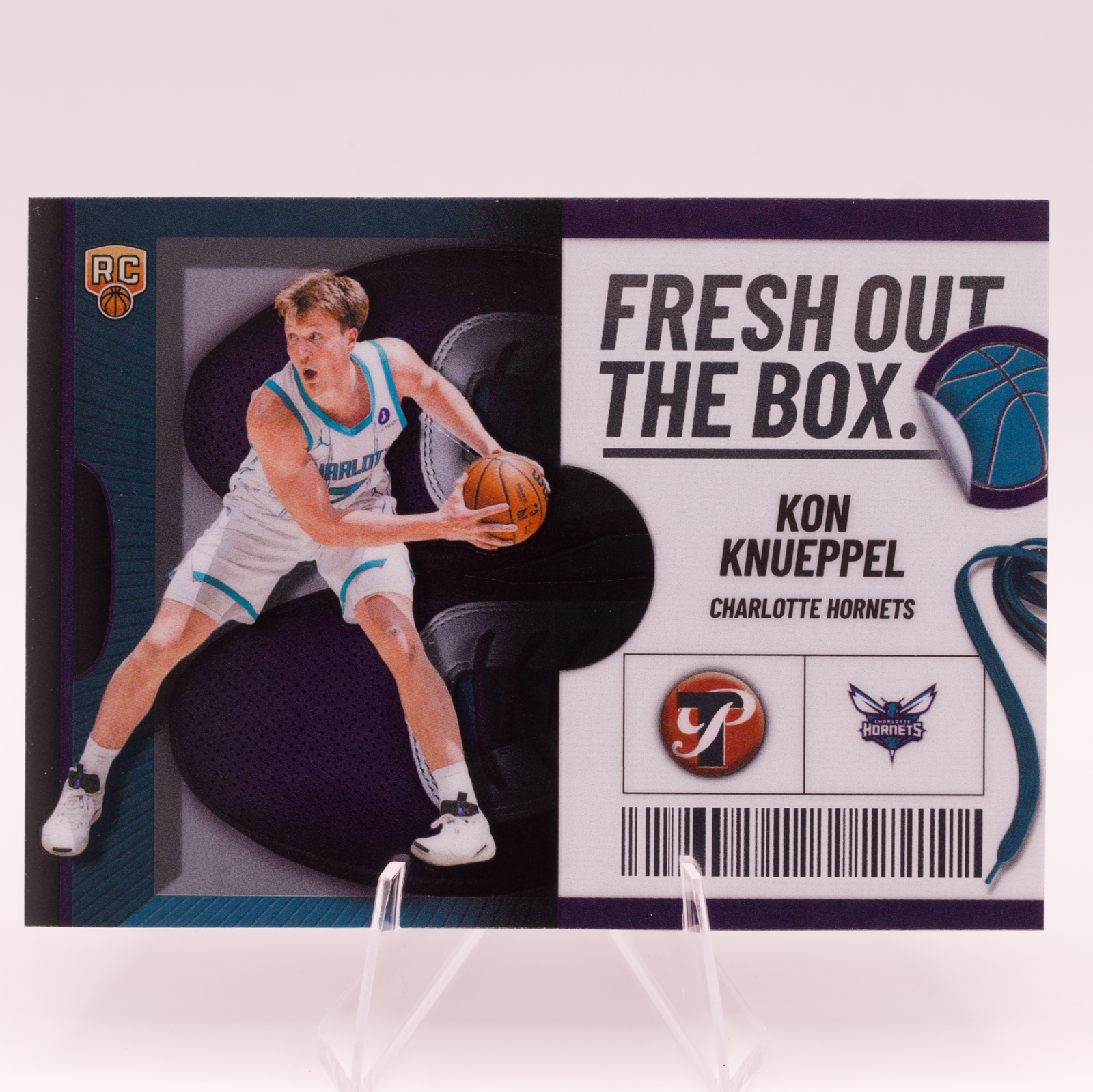 2025-26 Topps Pristine Kon Knueppel Fresh Out The Box RC BOX-2 Charlotte Hornets