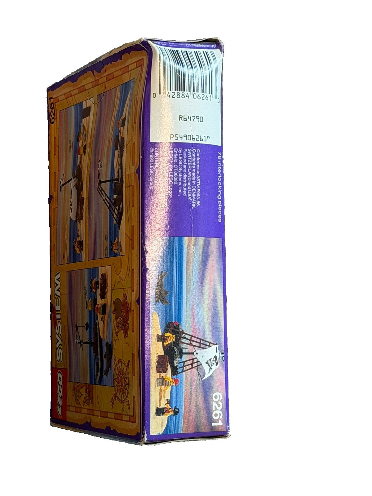1992 LEGO Pirates Raft Raiders 6261 NEW SEALED Vintage Box Wear Shark