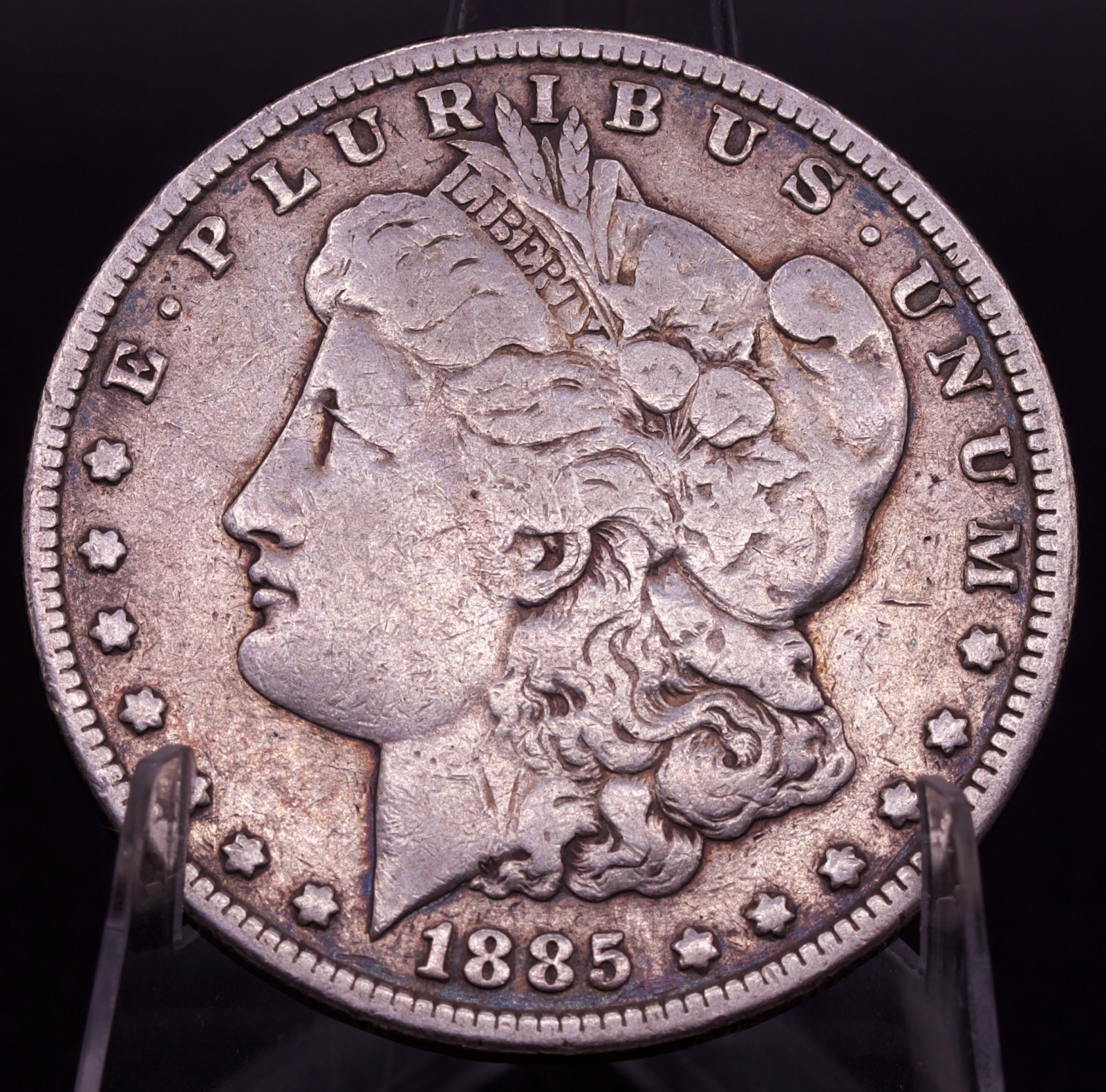 1882-1901 Morgan Silver Dollar Cull Circulated 90% Silver Coin - Random Year