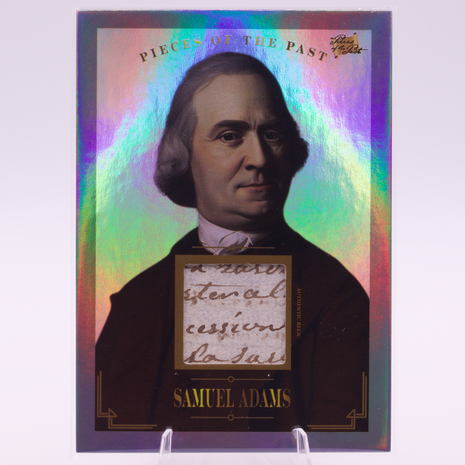 Samuel Adams Authentic Relic Card Pieces of the Past #149 Founding Father USA
