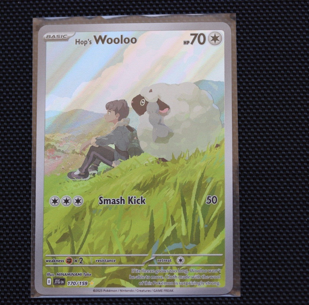Wooloo 170/159 SV Journey Together Illustration Rare Pokemon Card - Mint