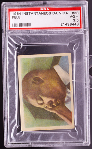 1964 Instantaneos Da Vida #38 Pele PSA 3.5 VG+ Sleeping Travel Santos Soccer