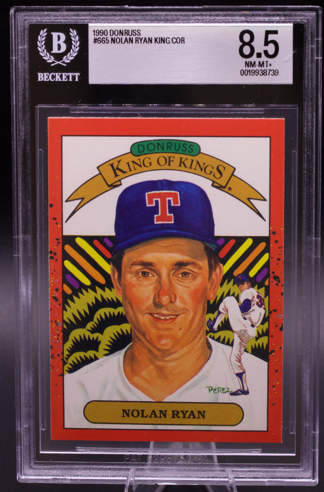 1990 Donruss King of Kings Nolan Ryan #665 New BGS Holder 8.5 NM-MT+ Rangers