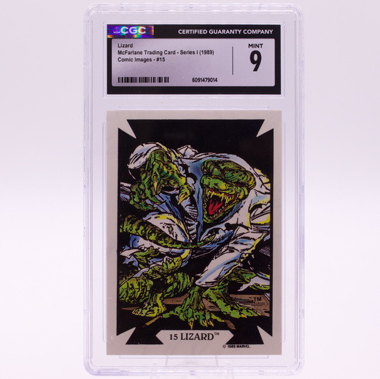 1989 Comic Images Todd McFarlane Lizard #15 CGC MINT 9 Spider-Man Marvel Card