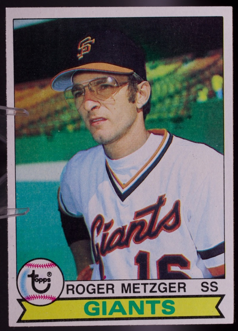 1979 Topps #167 Roger Metzger San Francisco Giants SS Vintage Baseball Card