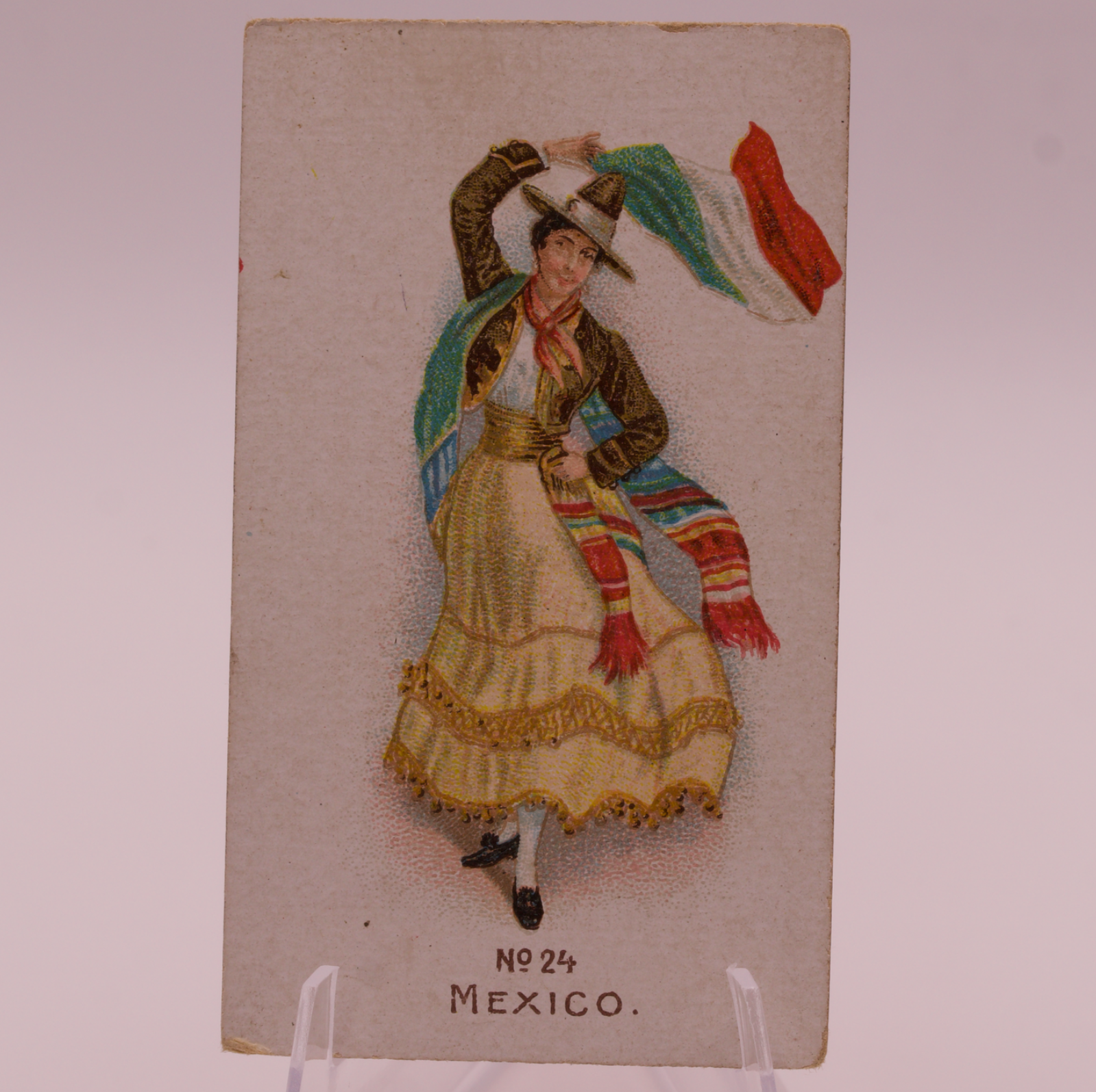 Antique Wills Scissors Cigarettes Card No 24 Mexico W.D. & H.O. Wills Bristol