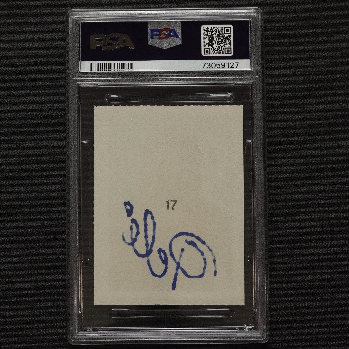 1974 Pelé Auto • Ed.7 Cores #17 • PSA 6 • PSA/DNA 10 • The Pelé Collection