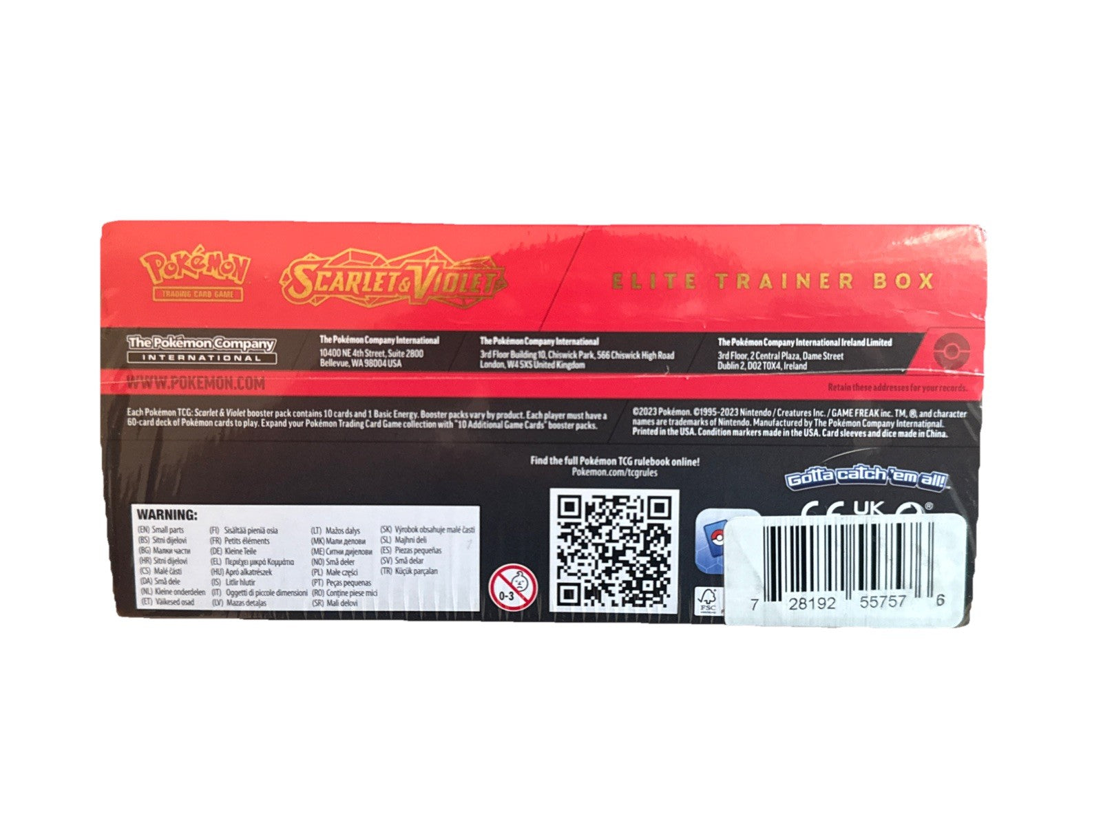 Pokémon TCG Scarlet & Violet Elite Trainer Box (ETB) - Brand New Factory Sealed