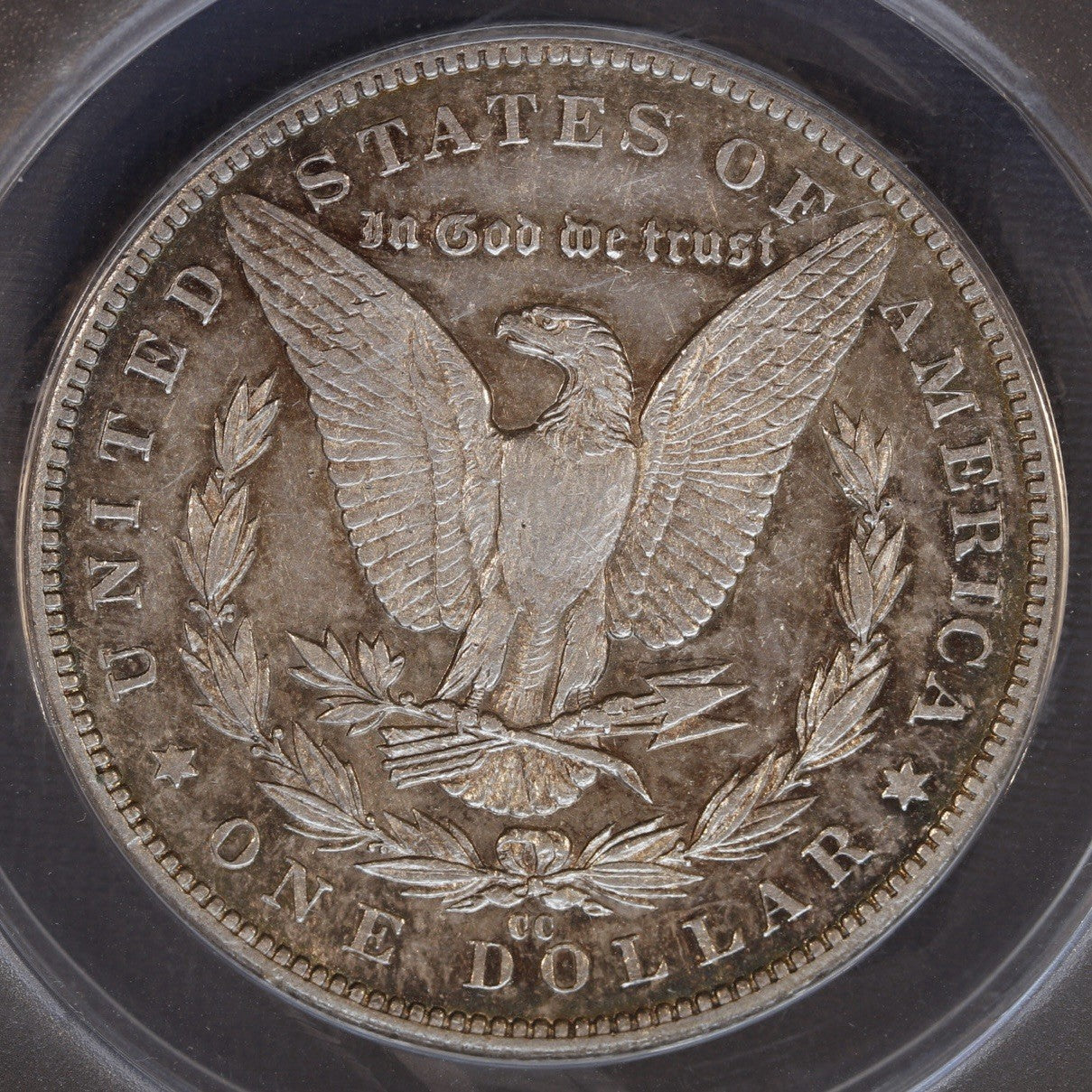 1884-CC Morgan Silver Dollar $1 ANACS AU55 Details • Cleaned • Carson City Mint