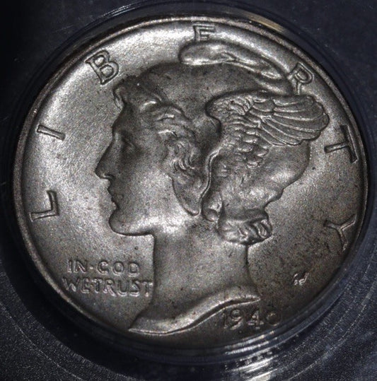 1940 “P” Mercury Dime ANACS MS 67 FSB • Full Split Bands • Brilliant Gem