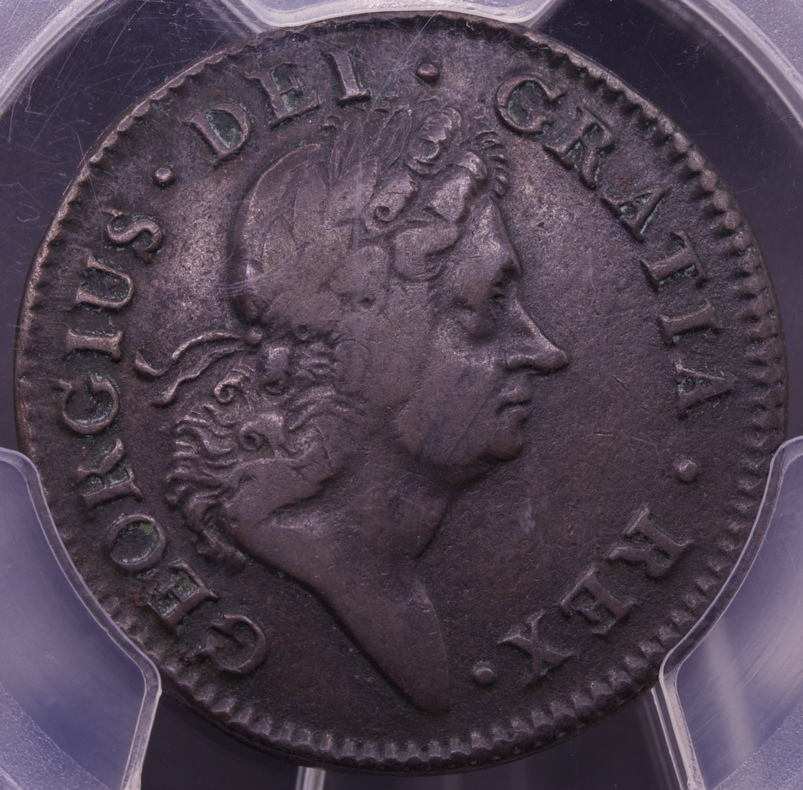 1723/2 Woods Hibernia Halfpenny PCGS VF25 Richard August Collection Colonial
