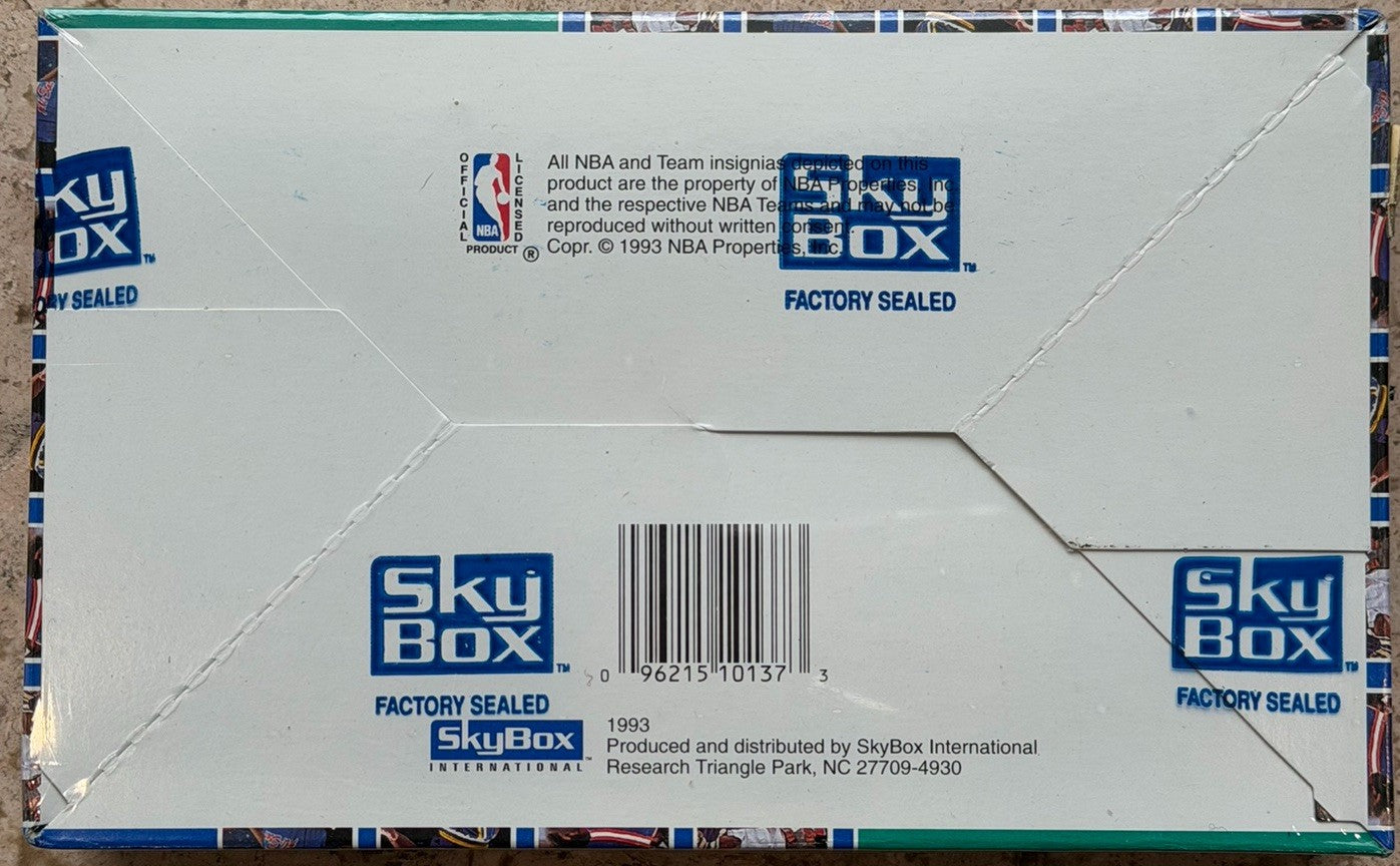 1992-93 NBA Hoops Series 2 Factory Sealed Hobby Box Shaq Rookie Cards