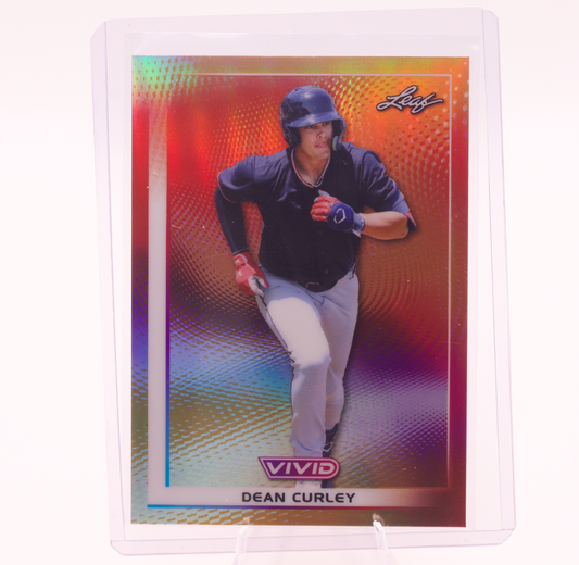 2026 Leaf Vivid Dean Curley #58 /10 Guardians Rookie Card Numbered Baseball