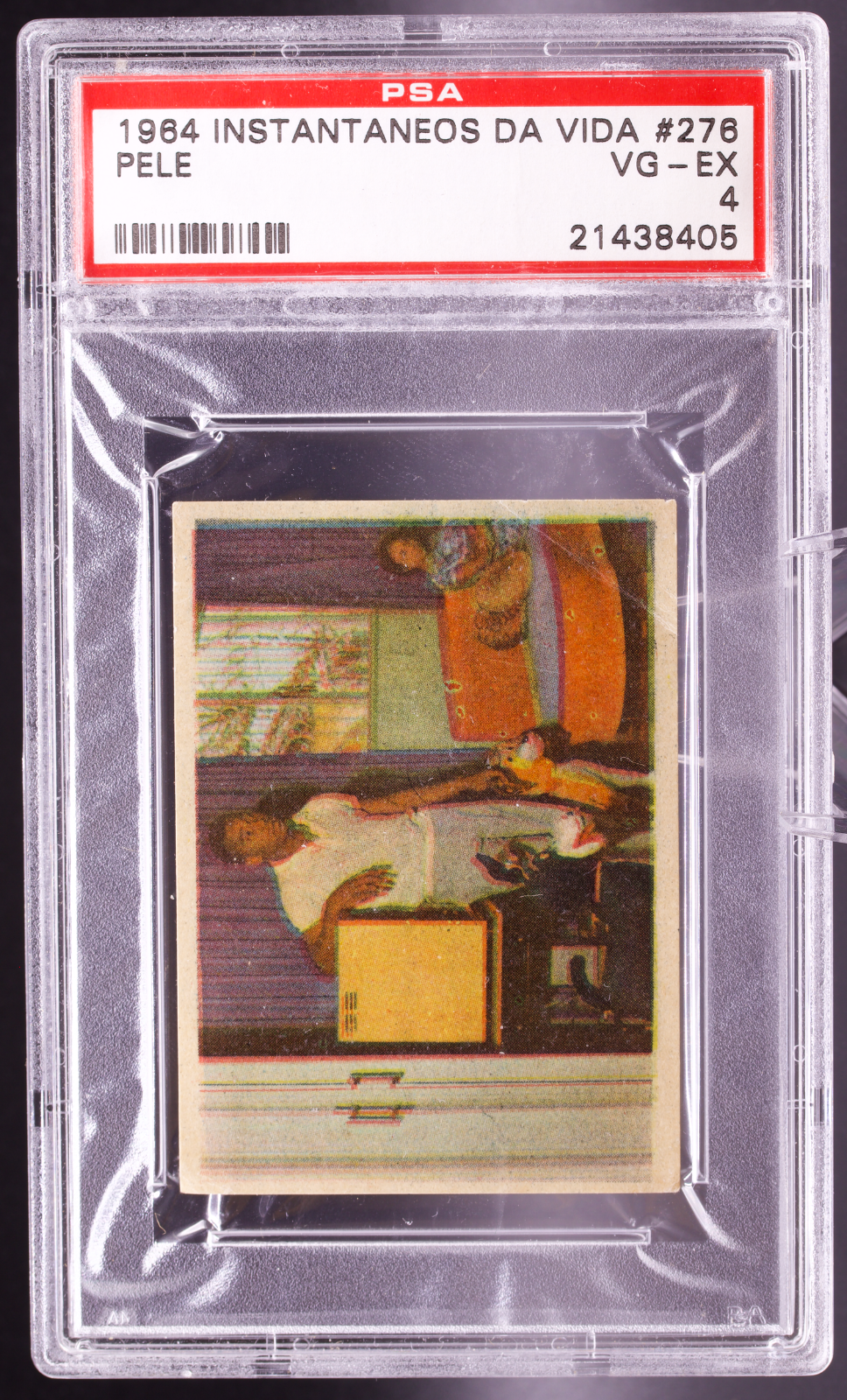 1964 Instantaneos Da Vida #276 Pele PSA 4 VG-EX Television TV Brazil Soccer Card