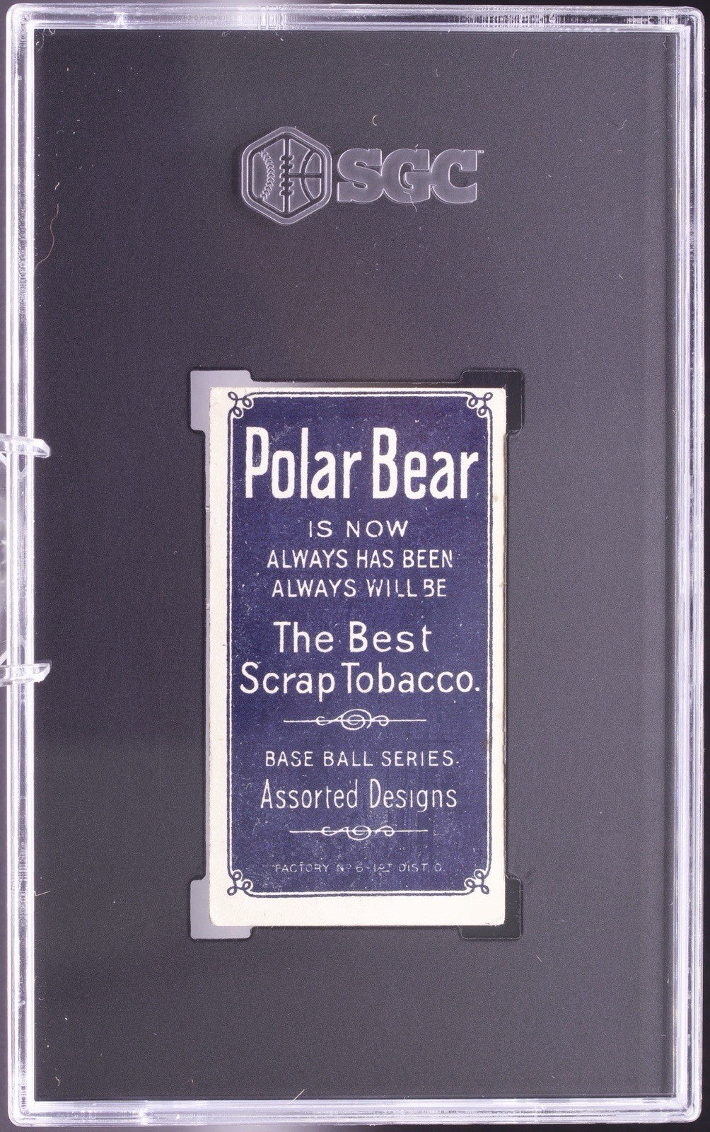 1909-11 T206 Tim Jordan Batting Polar Bear Back SGC 4 VG-EX