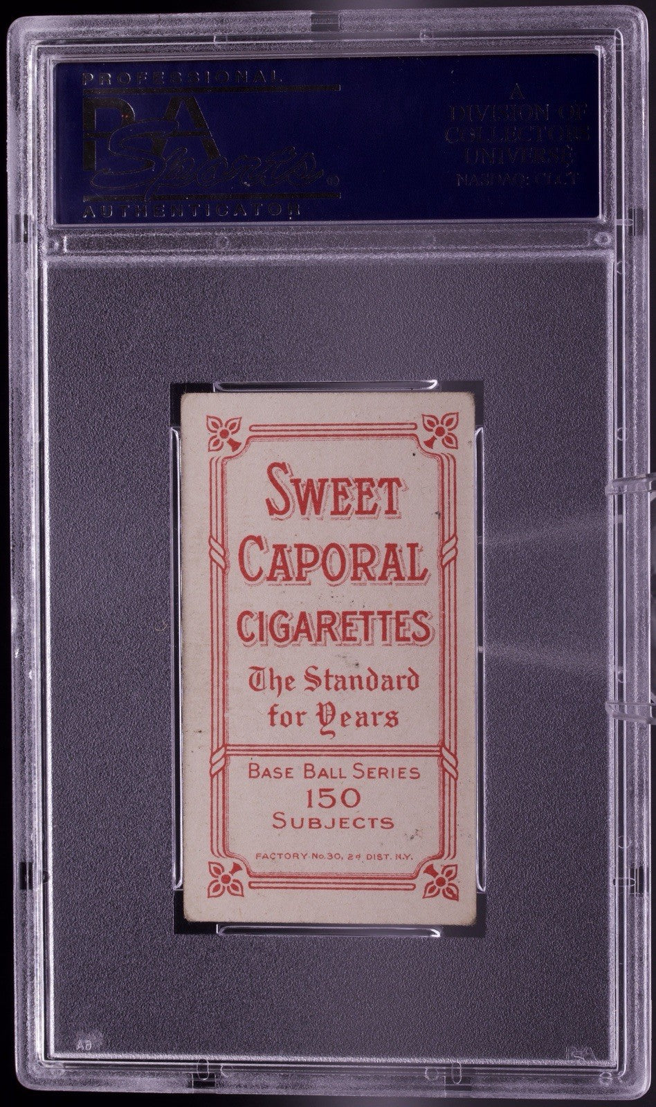 1909-11 T206 Mike Donlin Fielding Sweet Caporal 150 PSA 4 VG-EX New York Giants