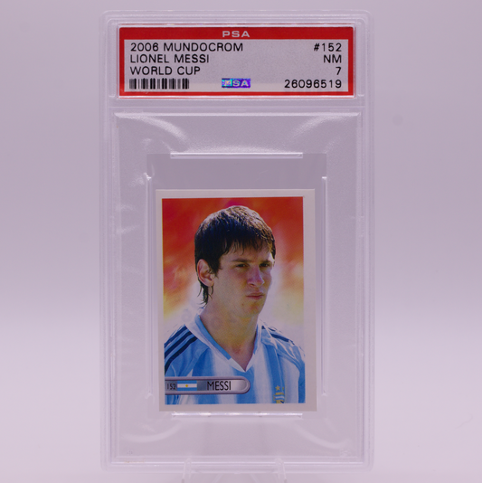 2006 Mundocrom Soccer World Cup Lionel Messi #152 PSA 7 NM