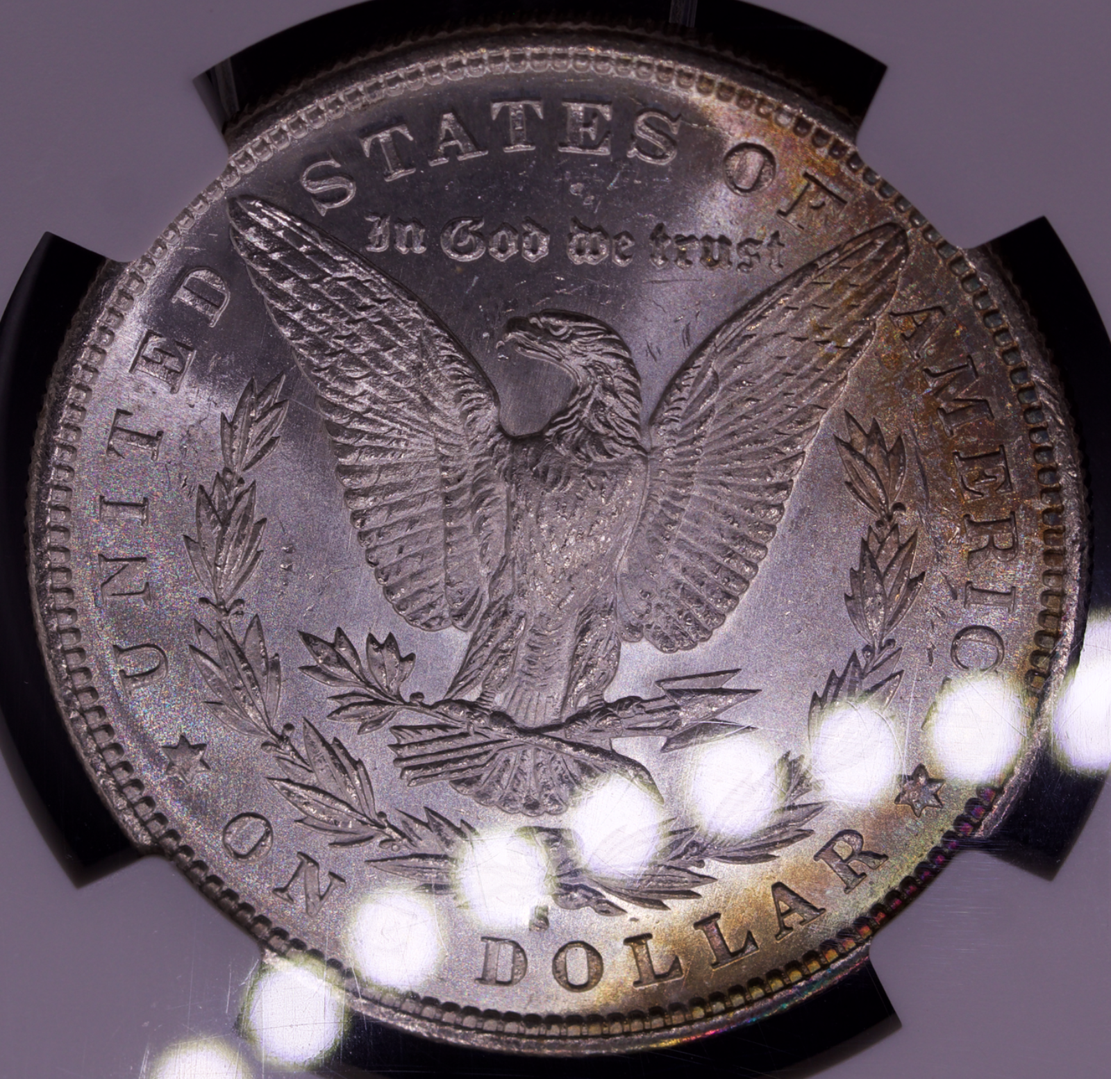 1881-S Morgan Silver Dollar NGC MS64 San Francisco Mint Choice Unc Coin Toned