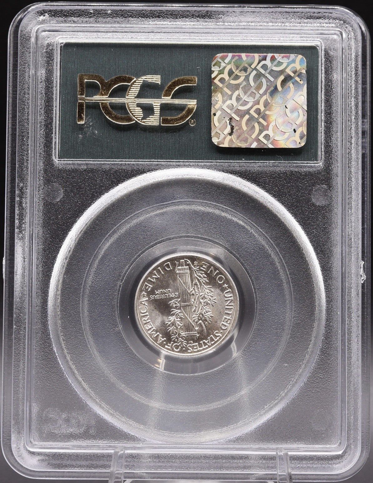 1938-S Mercury Dime PCGS MS66 FB OGH Full Bands • Blast White Surfaces