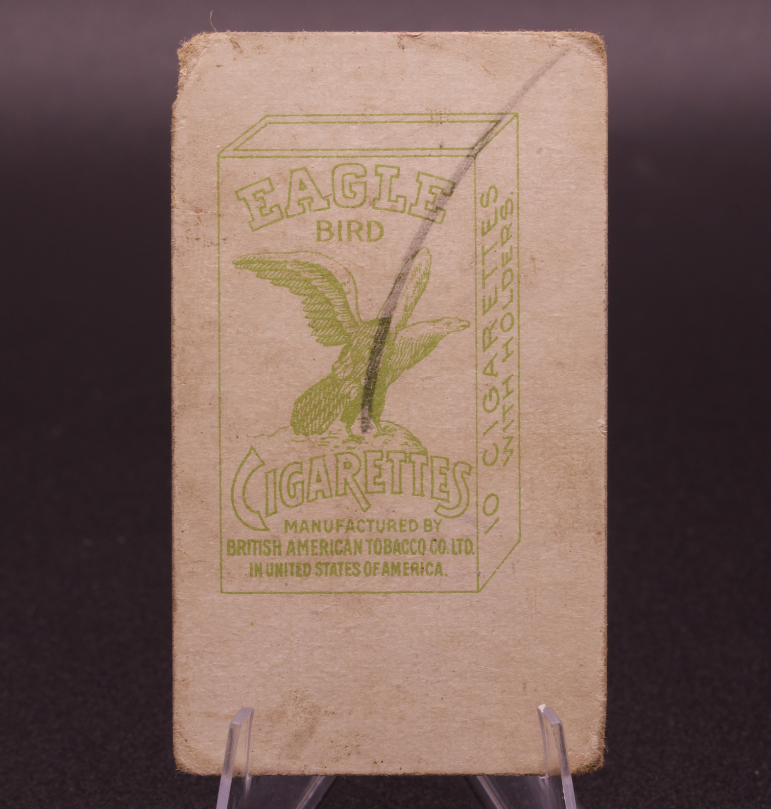 Antique Eagle Bird Cigarettes Card Raden Kusuma Siam Thai British American Co