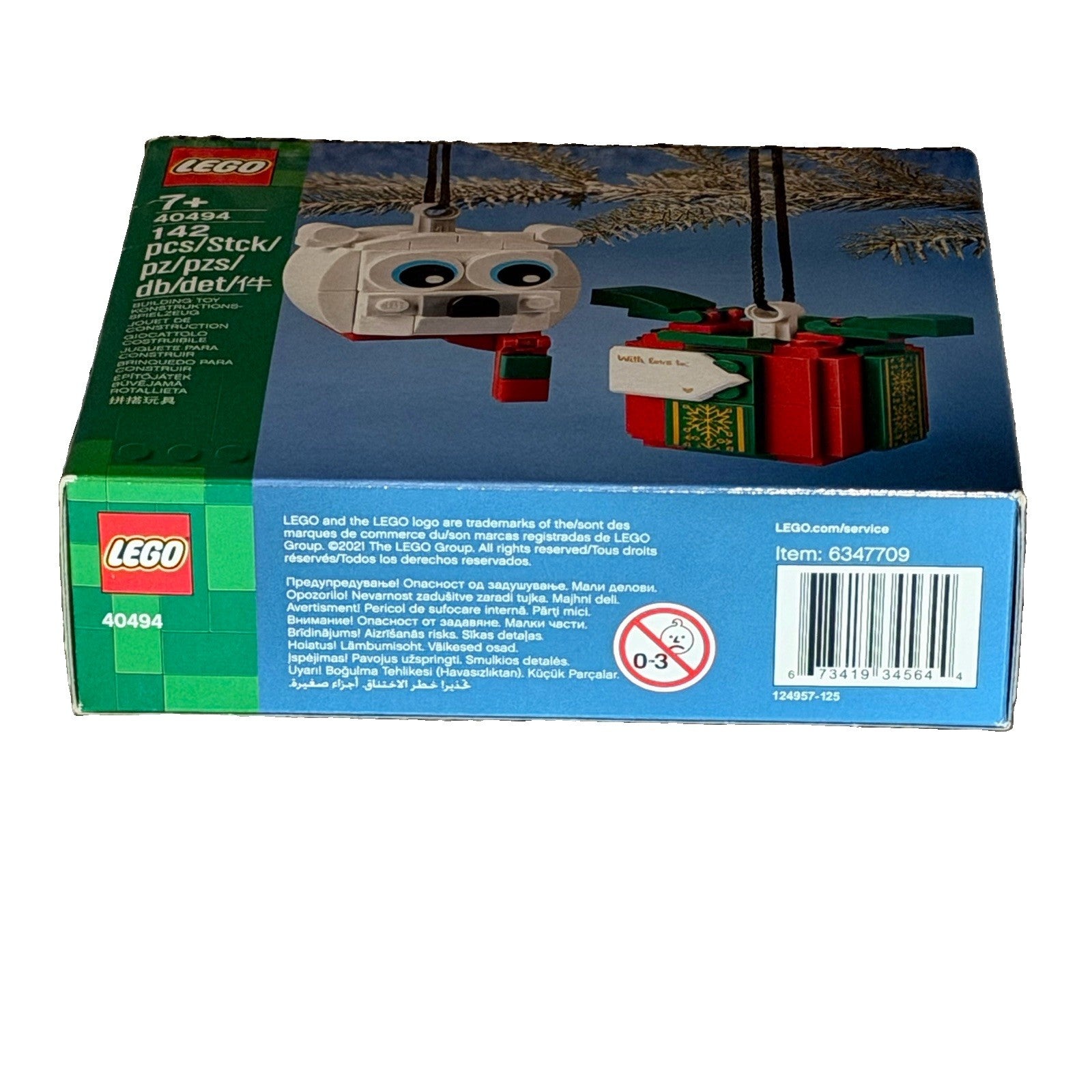 LEGO 40494 Polar Bear & Gift Pack Christmas Tree Ornament Set NEW SEALED Retired