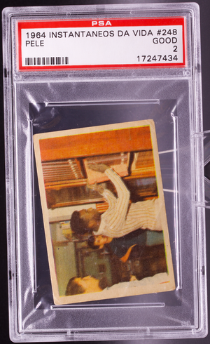 1964 Instantaneos Da Vida #248 Pele PSA 2 GOOD Santos Library Soccer Card