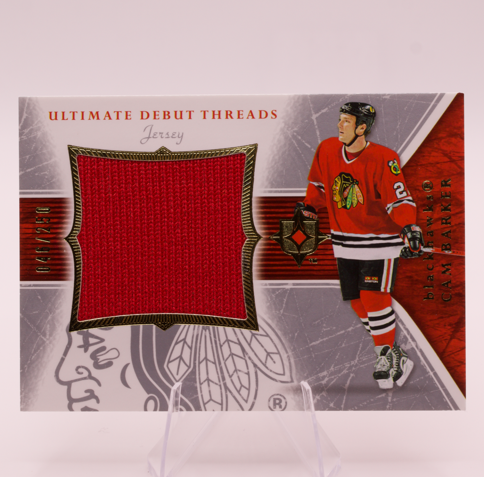 2005-06 Upper Deck Ultimate Collection Cam Barker Debut Threads Jersey /250