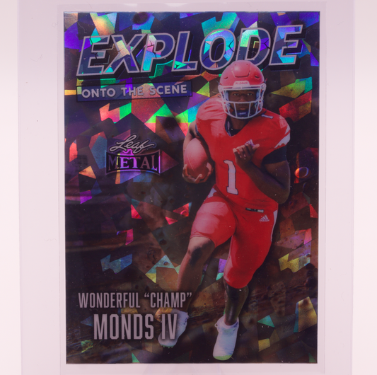 2026 Leaf Metal Explode Champ Monds IV /8 Notre Dame Vero Beach QB Football