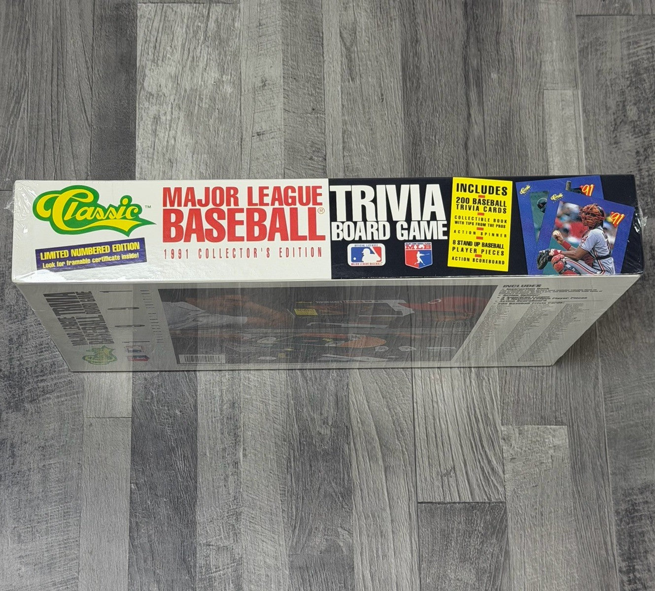 New/ sealed 1991 Classic Major League Baseball Trivia Board Game 200 Card Set
