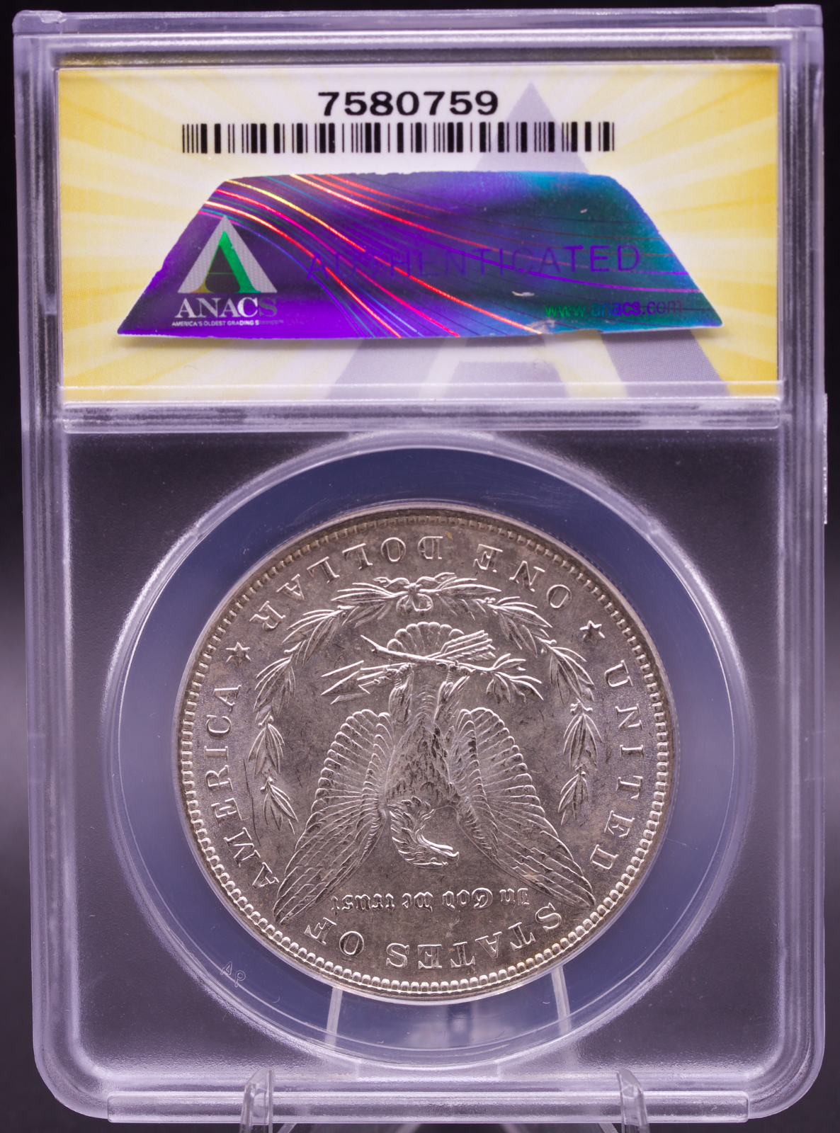 1888 Morgan Silver Dollar VAM-16 DDR ANACS MS60 – Doubled Die Reverse Variety