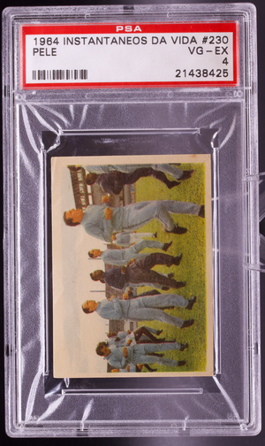 1964 Instantaneos Da Vida Do Rei Pele #230 Pelé PSA 4 VG-EX Brazil Soccer Card