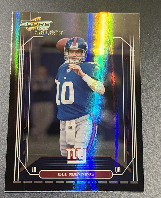 2006 Score Select Eli Manning #178 • 1 of 6 !! Ultra Short Print • Giants Legend