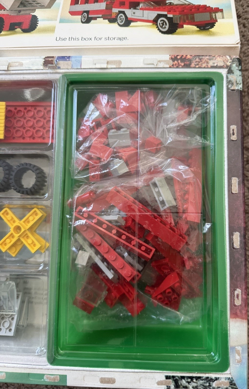 LEGO 722-1 Universal Building Set 1980 Factory Sealed Vintage Red Truck Set