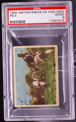 1964 Instantaneos Da Vida #202 Pele PSA 2 GOOD Santos FC Brazil Soccer Card