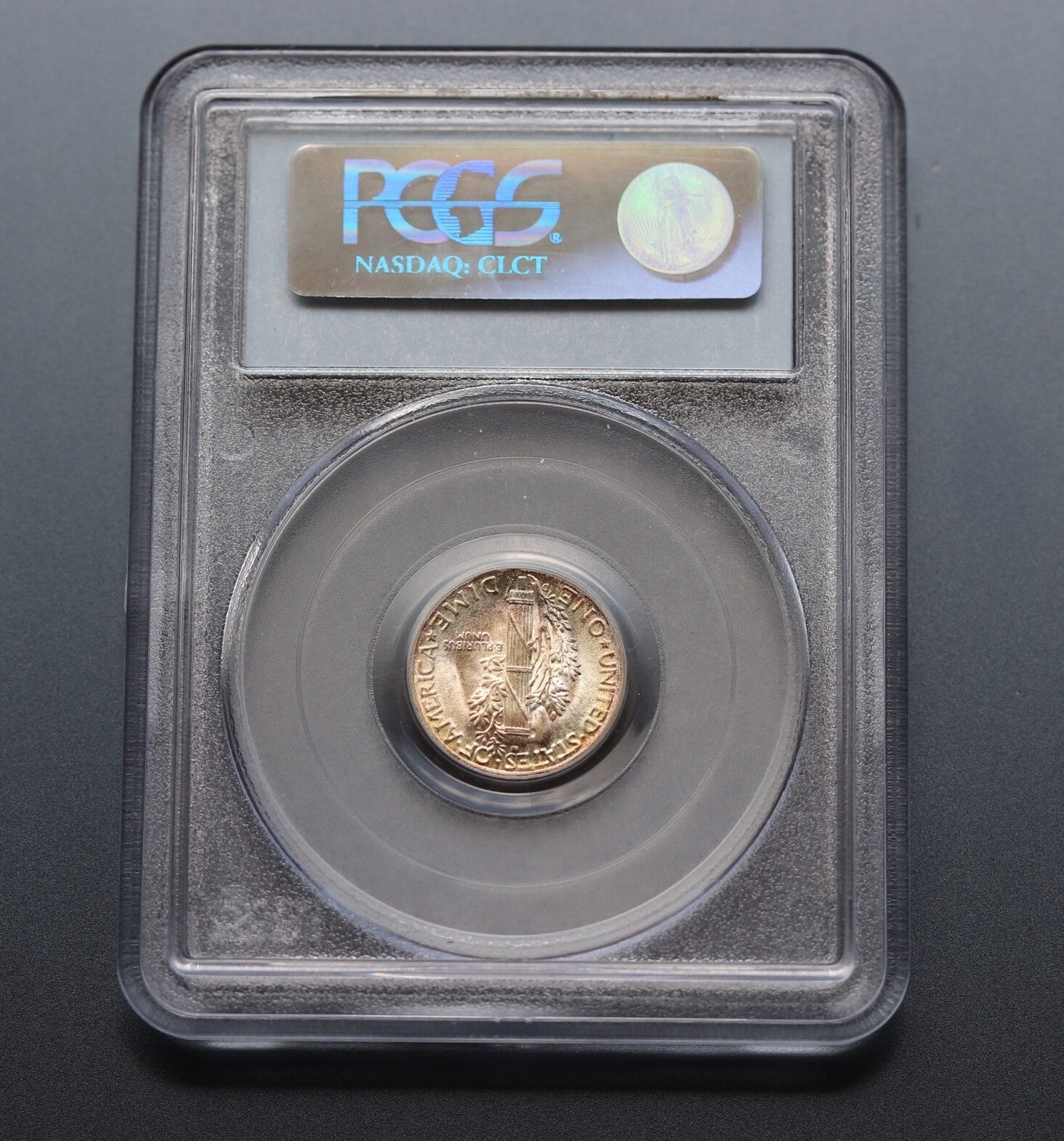 1945-D Mercury Dime 10C PCGS MS67 FB CAC Gem WWII Denver