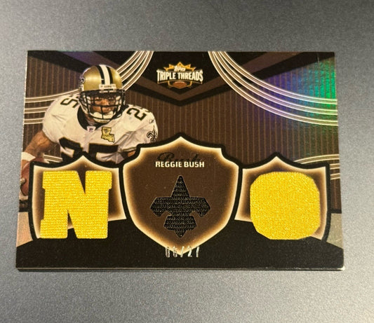 2006 Topps Triple Threads Relics Sepia /27 Reggie Bush #TTR-28 Rookie RC