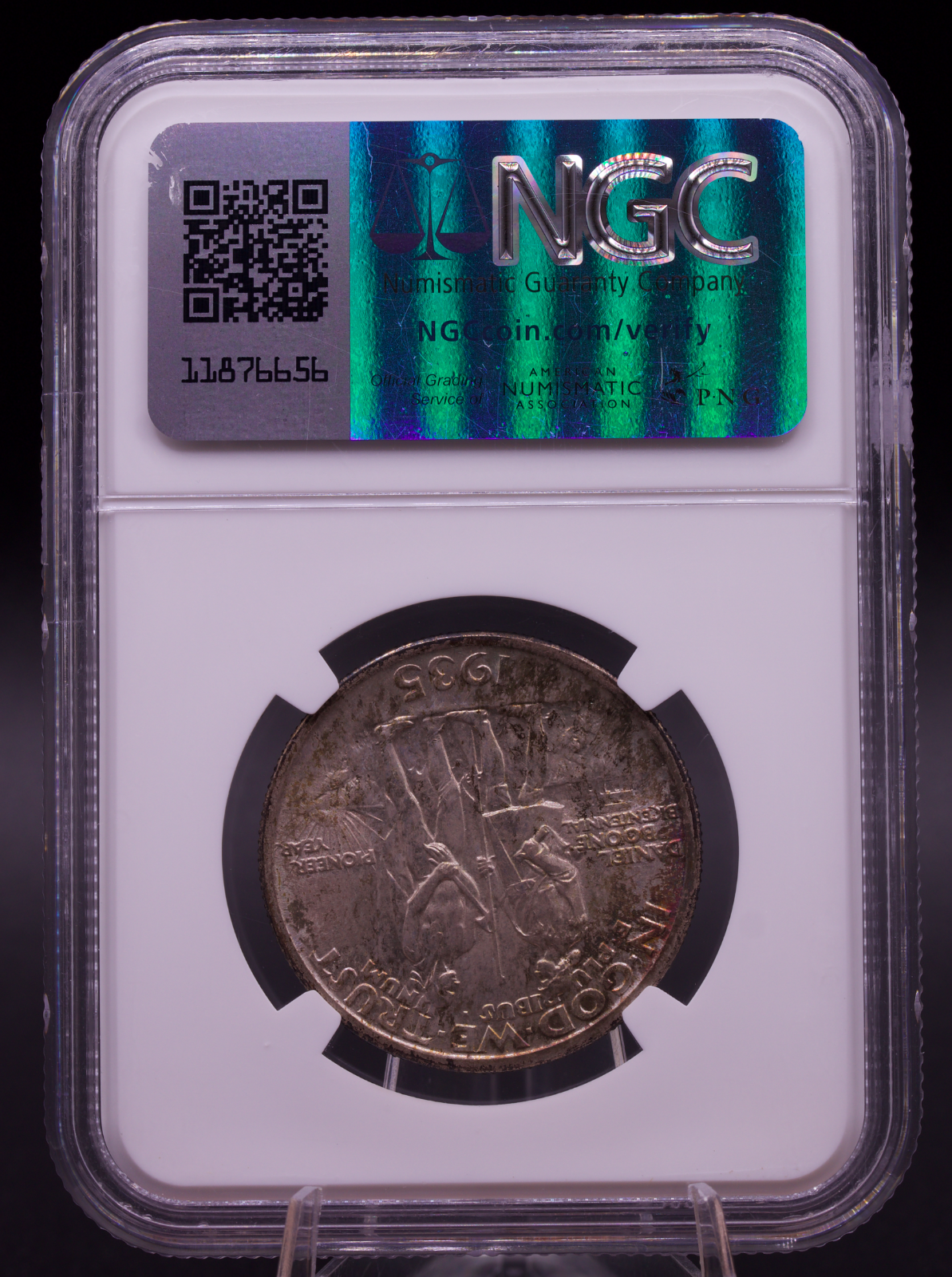 1935 Boone Commemorative Half Dollar 50c NGC MS 67+ High Grade Rare