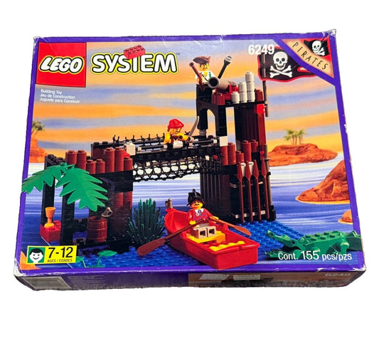 1997 LEGO Pirates Ambush 6249 NEW SEALED Vintage Box Wear Crocodile