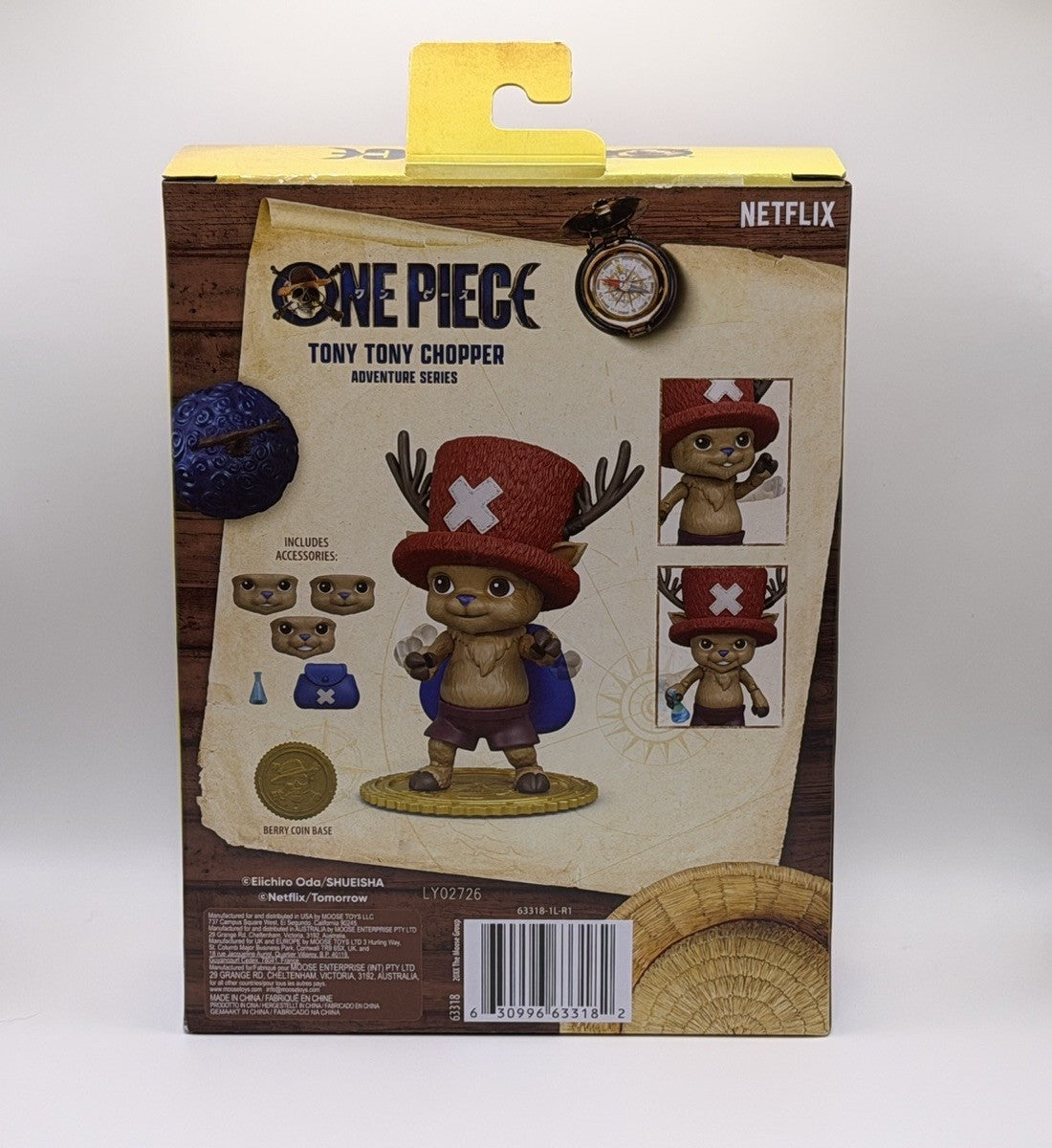 Moose Netflix One Piece Adventure Series Tony Tony Chopper Figure 2026