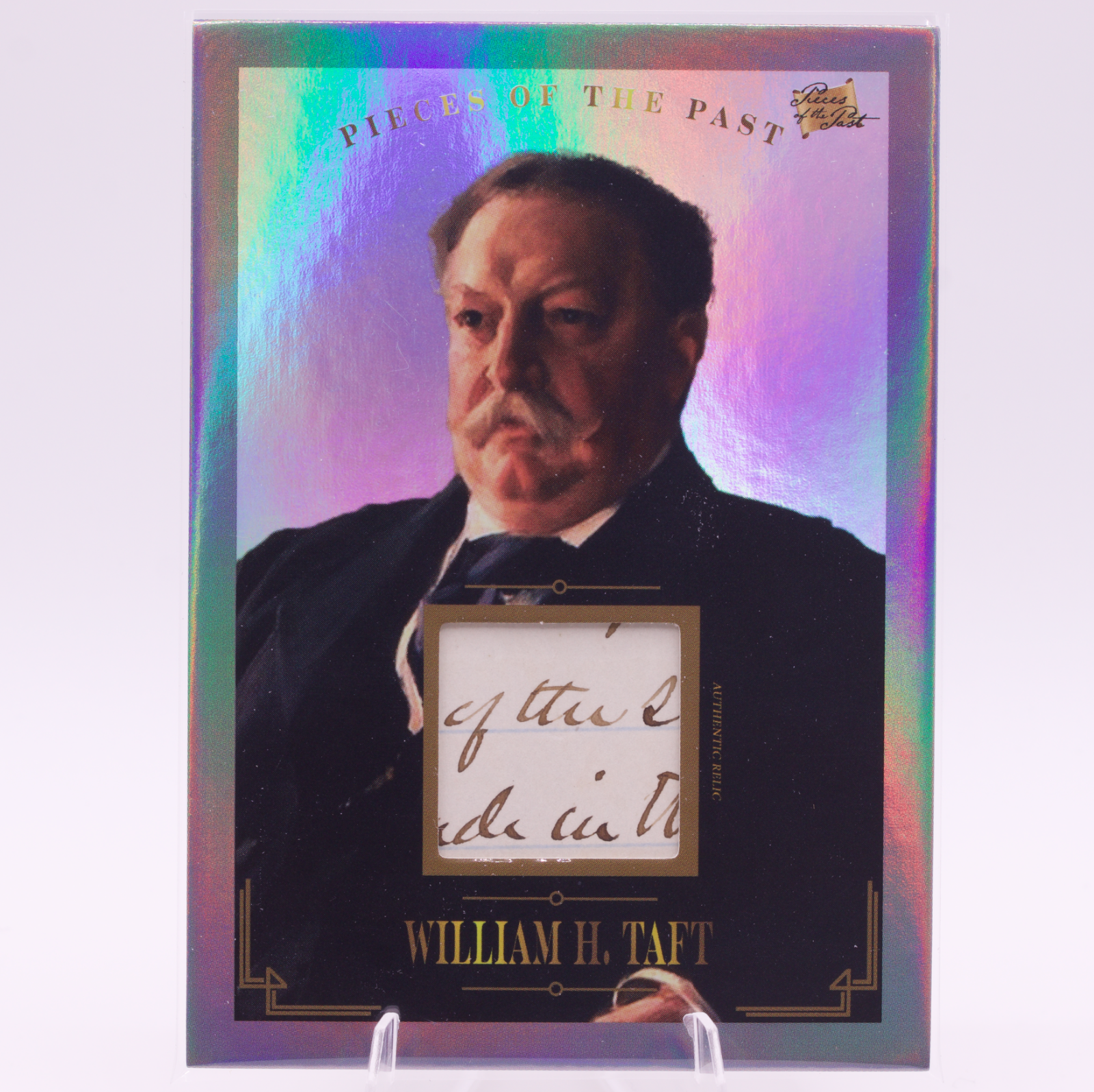 William H Taft Authentic Relic Card Pieces of the Past #126 27th President US