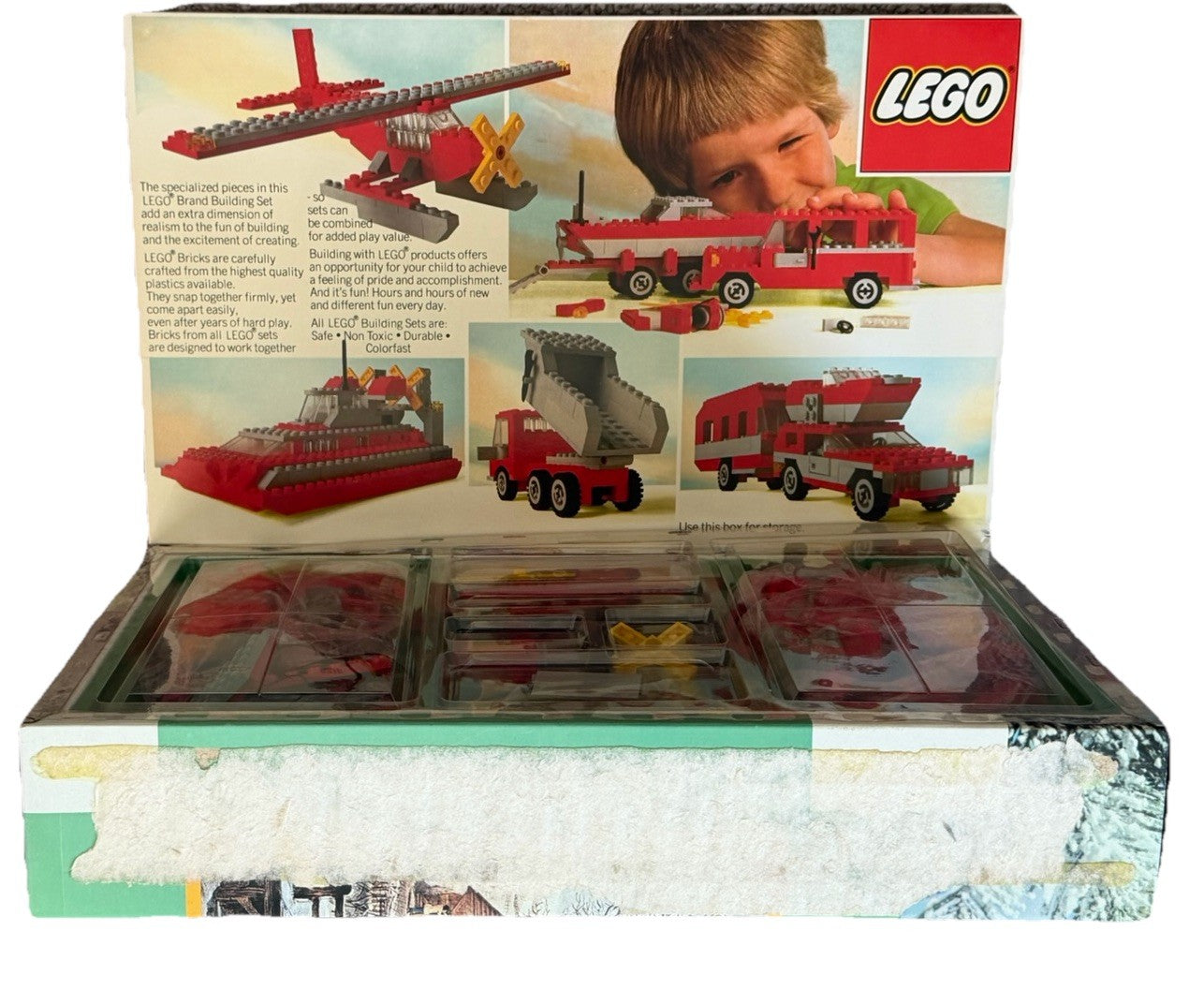 LEGO 722-1 Universal Building Set 1980 Factory Sealed Vintage Red Truck Set