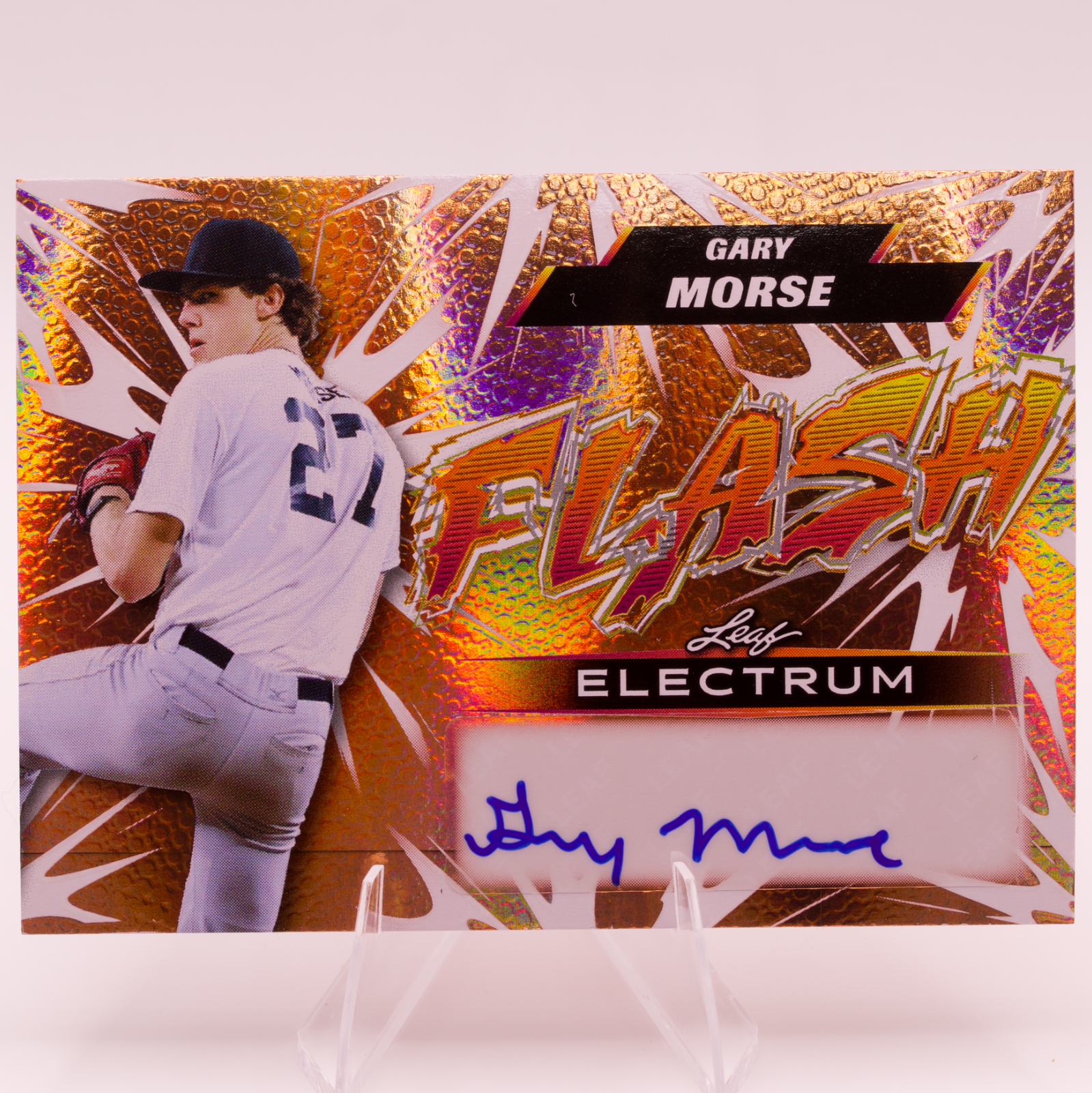 2026 Leaf Electrum Flash Gary Morse Auto /15 F-GM2 Tennessee Vols Autograph
