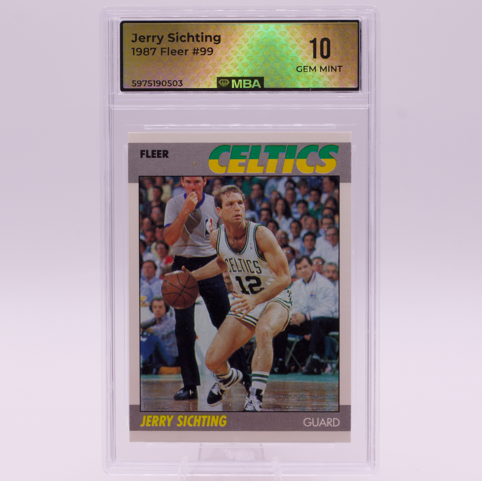 1987 Fleer Jerry Sichting #99 MBA 10 GEM MINT Boston Celtics