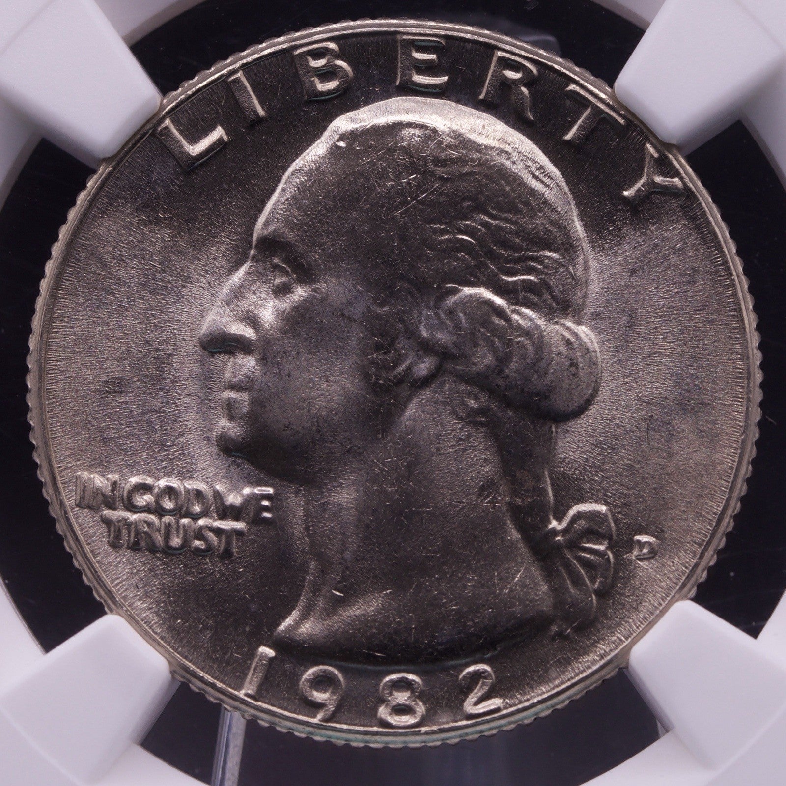 1982-D Washington Quarter NGC MS67 Gem Uncirculated Clad 25C US Coin